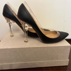 Valentino Black Leather Heels